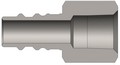 Dixon CJ2BF2-LG 1/4" HI-FLO NIPPLE, 1/4" BSPP STEEL Body Material: STEEL Body Size: 1/4"